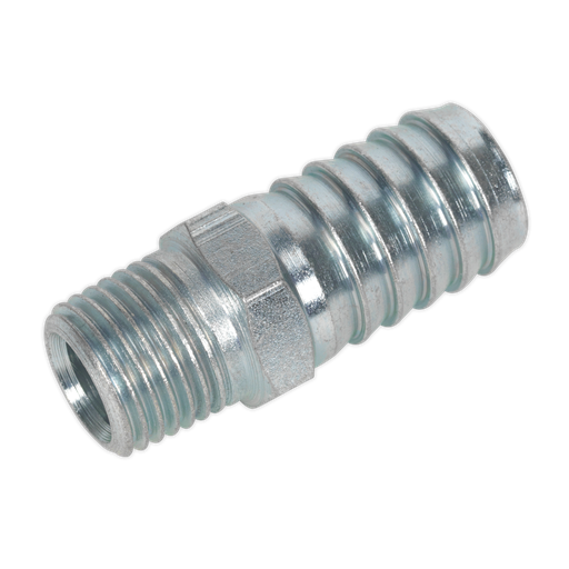 [AC40] Sealey PCL Screwed Tailpiece Male 1/4"BSPT - 1/2" Hose - Pack of 5