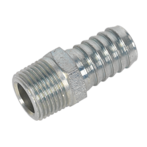 [AC42] Sealey PCL Screwed Tailpiece Male 3/8"BSPT - 1/2" Hose - Pack of 5