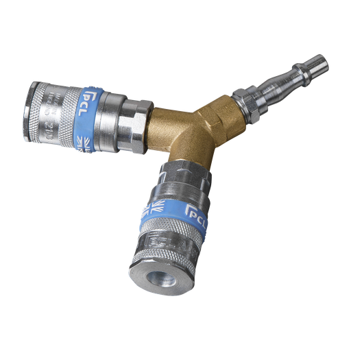 [AC55] Sealey PCL Twin Coupling Y-Adaptor