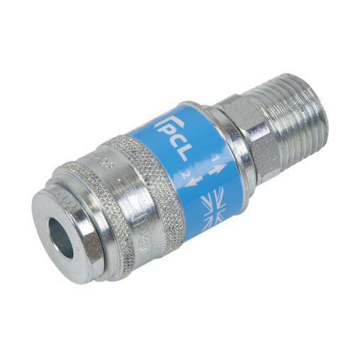 [AC95] Sealey PCL Safeflow Safety Coupling Body Male 1/2"BSPT