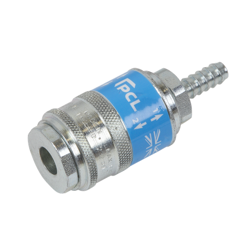 [AC96] Sealey PCL Safeflow Safety Coupling Body Tailpiece for 1/4" Hose