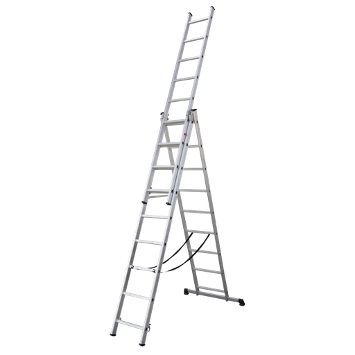 [ACL3] Sealey Extension Combination Ladder 3 x 9 Aluminium - BS EN 131