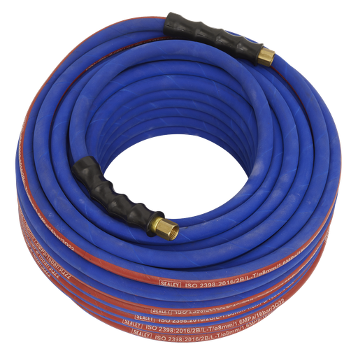 [AH30R] Sealey Extra-Heavy-Duty Air Hose with 1/4"BSP Unions 30m x 8mm