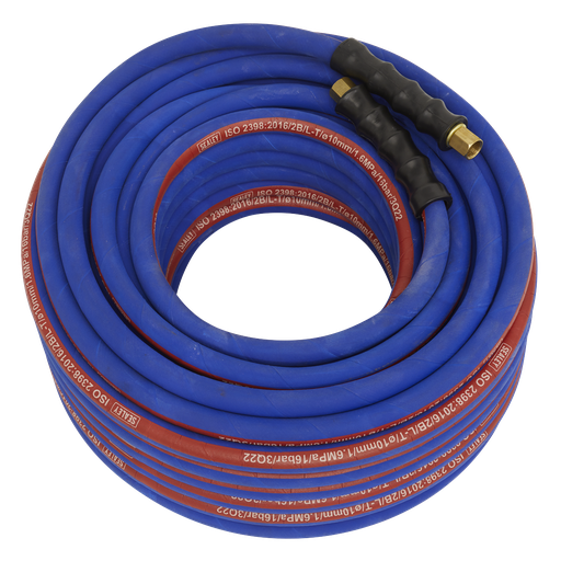 [AH30R/38] Sealey Extra-Heavy-Duty Air Hose with 1/4"BSP Unions 30m x 10mm