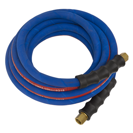 [AH5R/38] Sealey Extra-Heavy-Duty Air Hose with 1/4"BSP Unions 5m x 10mm