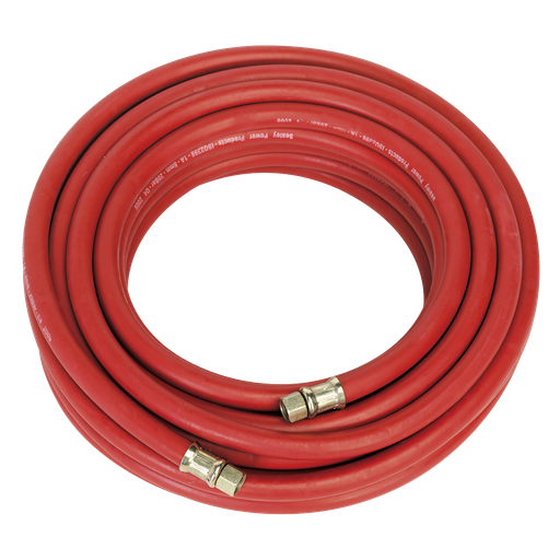 [AHC15] Sealey Air Hose with 1/4"BSP Unions 15m x 8mm