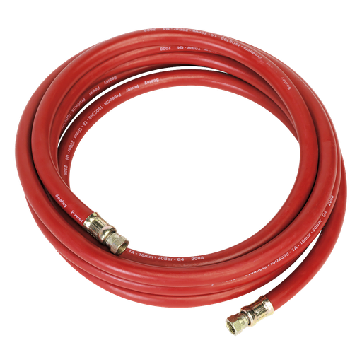 [AHC538] Sealey Air Hose with 1/4"BSP Unions 5m x 10mm