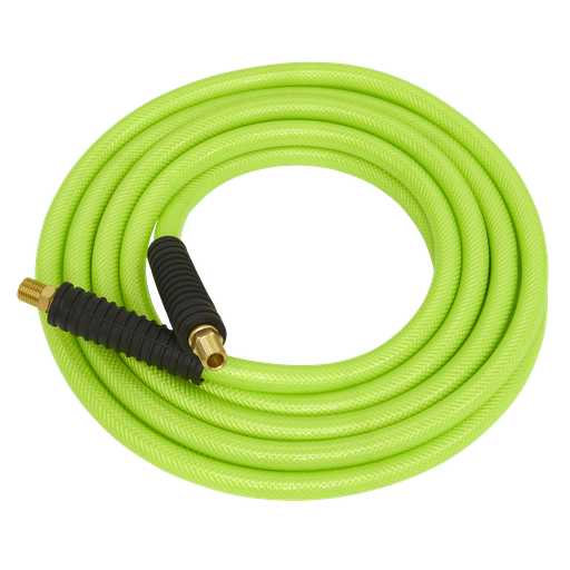 [AHFC10] High-Visibility Air Hose with 1/4"BSP Unions 10m x 8mm