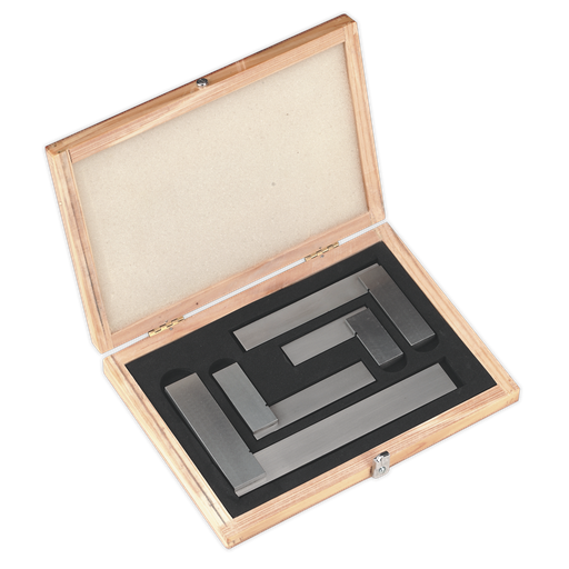 [AK11000] Sealey Precision Steel Square Set 4pc