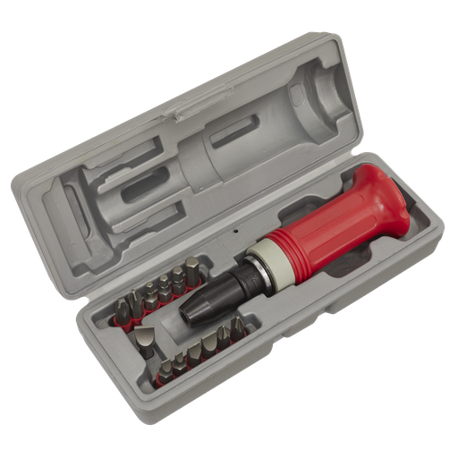 [AK2081] Sealey Premier Impact Driver Set with Protection Grip 15pc