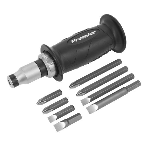 [AK2082] Sealey Premier Impact Driver Set with Protection Grip 10pc