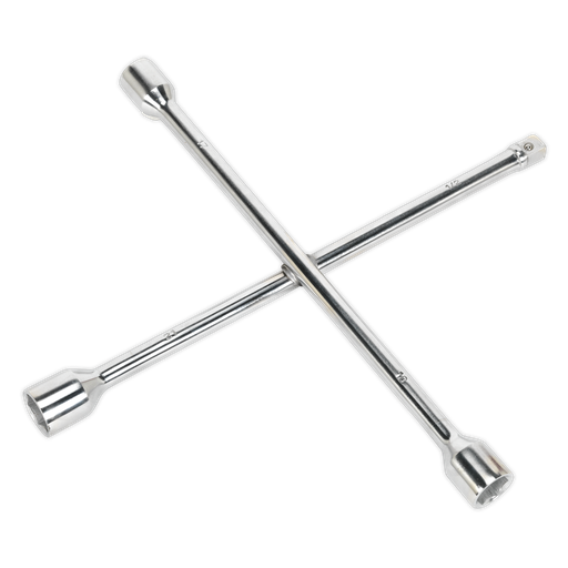 [AK2093] Sealey 4-Way Wheel Brace 1/2"Sq Drive