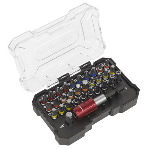 [AK2110] Sealey Premier Colour-Coded Power Tool Bit Set 32pc