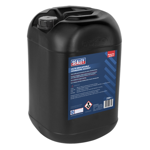 [AK25] Sealey Degreasing Solvent Emulsifiable 25L