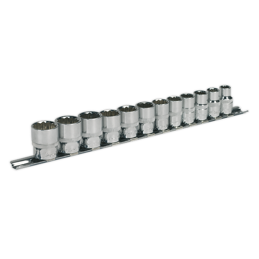 [AK2682] Sealey Premier Socket Set 3/8"Sq Drive 12-point 12pc