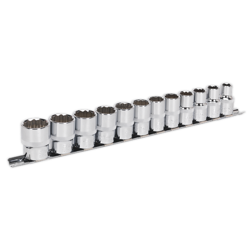 [AK2684] Sealey Premier Socket Set 1/2"Sq Drive 12-point 12pc