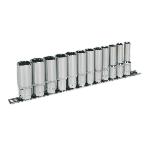 [AK2694] Sealey Premier Deep Socket Set 3/8"Sq Drive 12pc