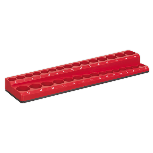 [AK27086] Sealey Premier Socket Holder Magnetic 3/8"Sq Drive Capacity 30 Sockets