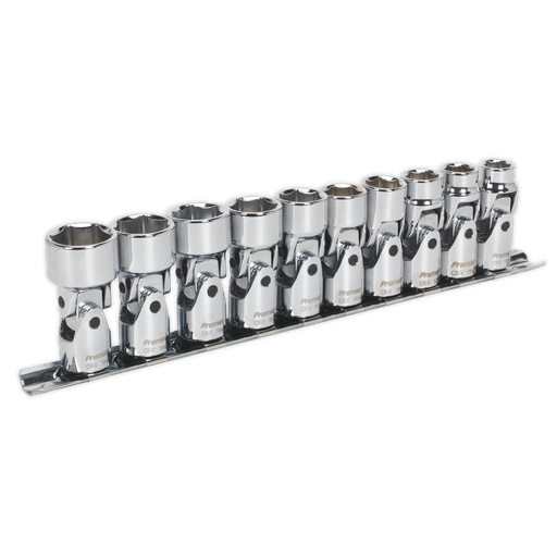 [AK2710] Sealey Premier Universal Joint Socket Set 3/8"Sq Drive 10pc