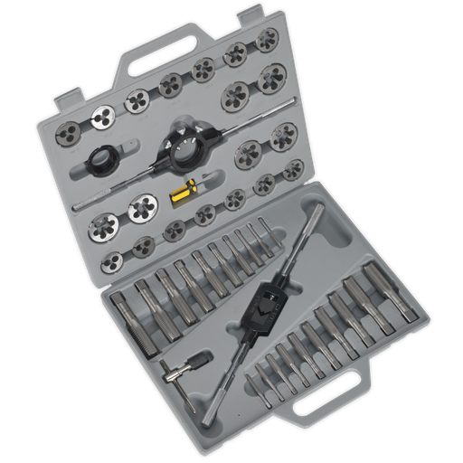 [AK303] Sealey Metric Tap & Die Set Split Dies 45pc