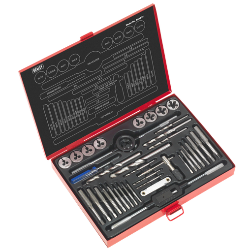 [AK3037] Sealey Metric Tap & Die Set Split Dies 37pc