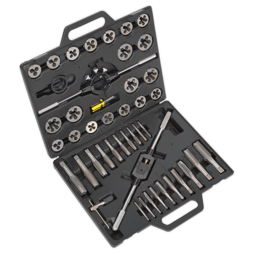 [AK303IMP] Sealey Imperial Tap & Die Set Split Dies 45pc