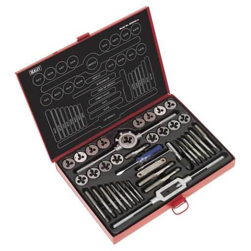 [AK3040] Sealey Metric Tap & Die Set Split Dies 40pc