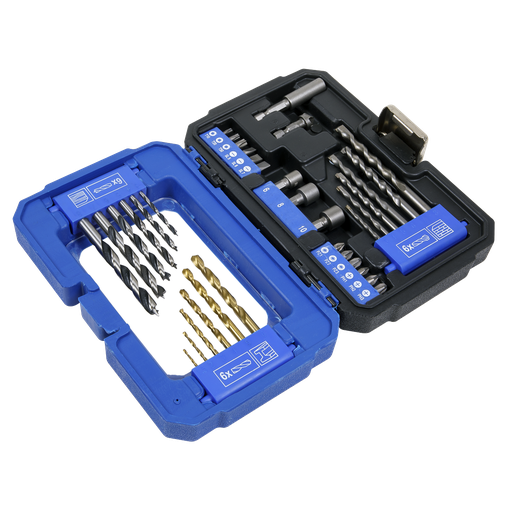 [AK3735] Sealey Drill & Bit Accessory Set 35pc