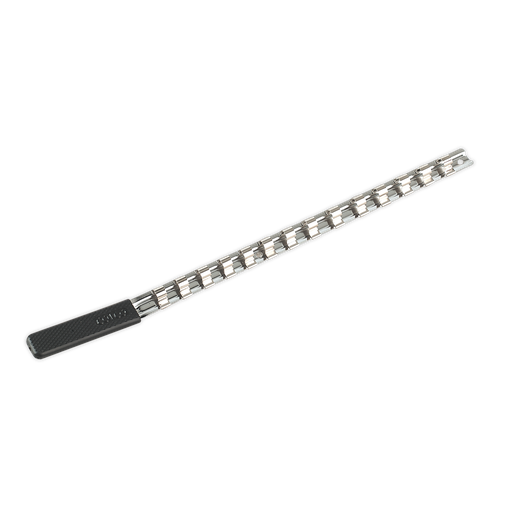 [AK3814] Sealey Premier Socket Retaining Rail with 14 Clips 3/8"Sq Drive
