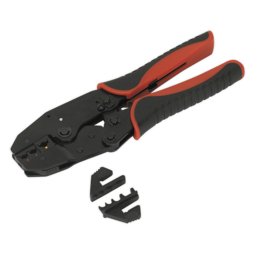[AK3857] Sealey Ratchet Crimping Tool Interchangeable Jaws