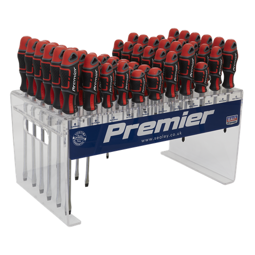 [AK4369DS] Sealey Premier GripMAX® Individual Screwdrivers Countertop Display 66pc