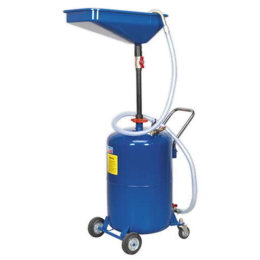 [AK451DX] Sealey Air Discharge Mobile Waste Oil Drainer 65L