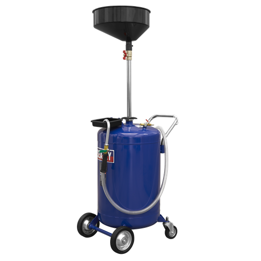 [AK458DX] Sealey Air Discharge Mobile Oil Drainer 110L