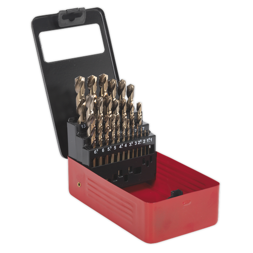 [AK4702] Sealey HSS Cobalt Fully Ground Drill Bit Set 25pc