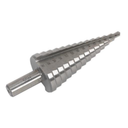 [AK4732] Sealey Double Flute HSS M2 Step Drill Bit 4-30mm
