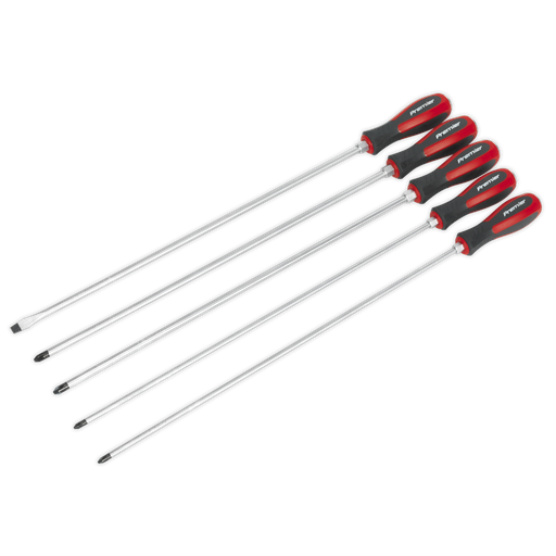 [AK4936] Sealey Extra-Long Hammer-Thru Screwdriver Set 450mm 5pc