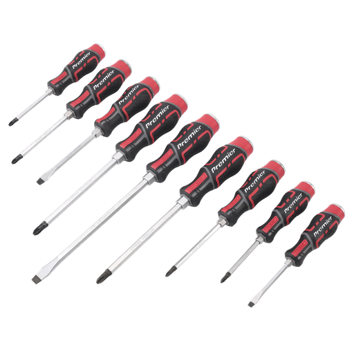 [AK4941] Sealey Premier Hammer-Thru Screwdriver Set 9pc
