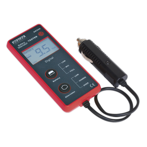 [AK500] Sealey Battery & Alternator Tester with LCD Screen 12V
