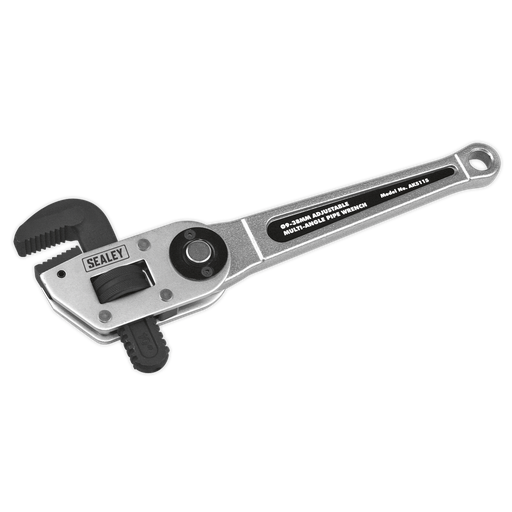 [AK5115] Sealey Premier Adjustable Multi-Angle Pipe Wrench 9-38mm