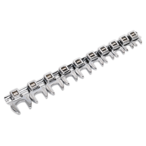 [AK5989] Sealey Premier Crow's Foot Open-End Spanner Set 3/8"Sq Drive 10p