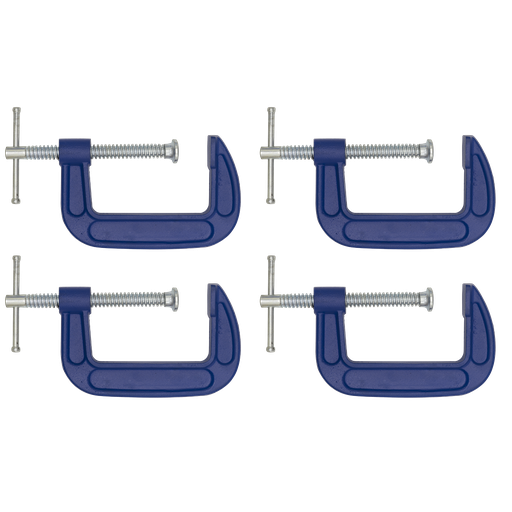 [AK60034] G-Clamp Set 75mm 4pc