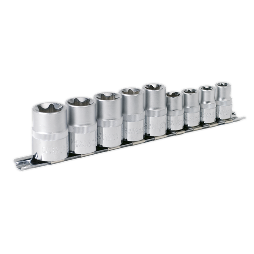 [AK617] Sealey Premier TRX-Star* Socket Set 3/8" & 1/2"Sq Drive E10-E14 
