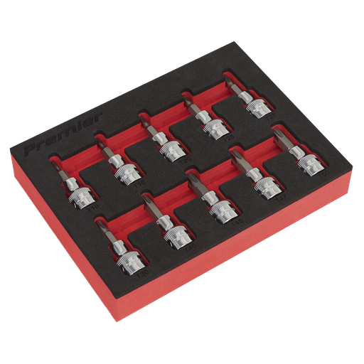 [AK6242] Premier TRX-Star* Socket Bit Set 3/8"Sq Drive 10pc