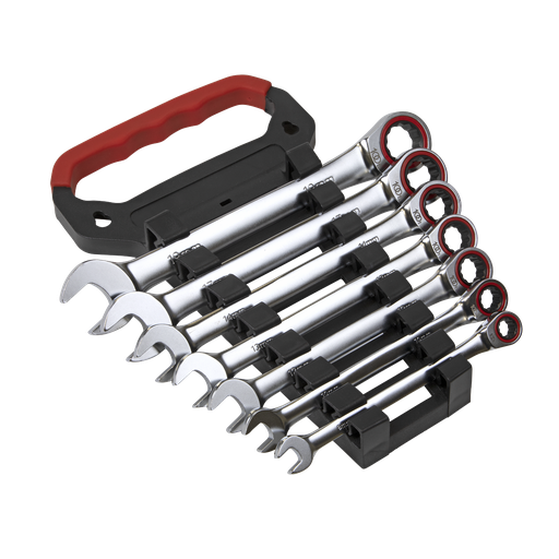 [AK63941] Premier Platinum Combination Ratchet Spanner Set 7pc