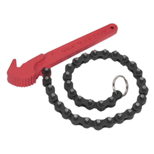 [AK6410] Sealey Oil Filter Chain Wrench 60-106mm Capacity