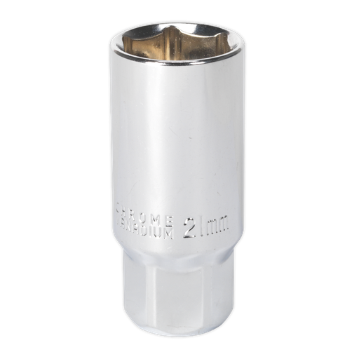 [AK6541] Sealey Magnetic Spark Plug Socket 3/8"Sq Drive 21mm