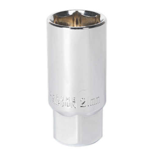 [AK6544] Sealey Magnetic Spark Plug Socket 1/2"Sq Drive 21mm
