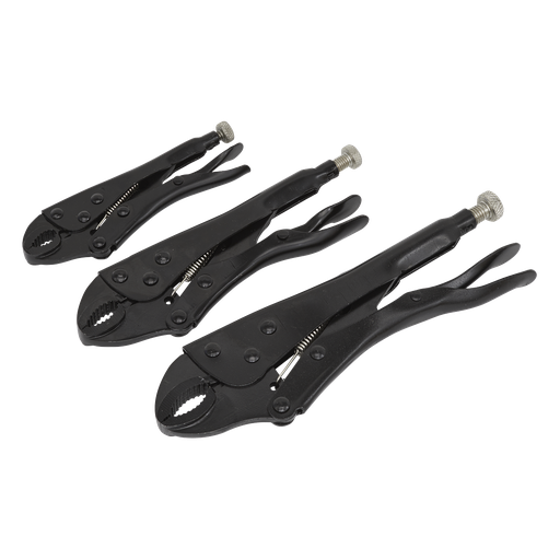 [AK668] Sealey Locking Pliers Set 3pc