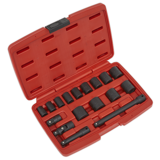 [AK68217] Sealey Premier Impact Socket Set 3/8"Sq Drive 17pc