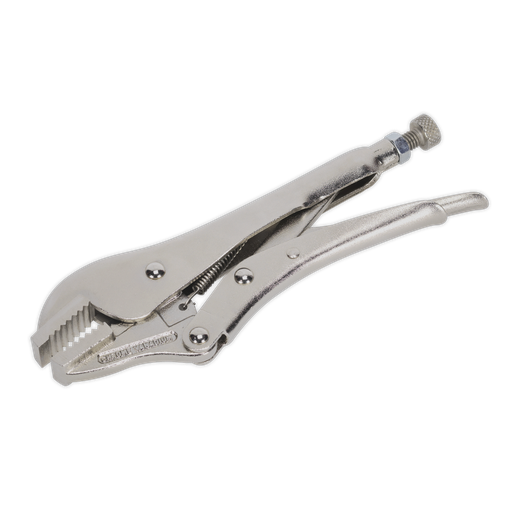 [AK6822] Sealey Premier Locking Pliers Straight Jaws 185mm 0-30mm Capacity